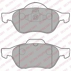Тормозные колодки DELPHI LP2252