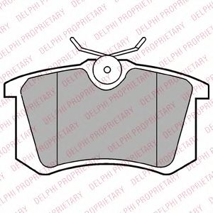 Тормозные колодки DELPHI LP2255