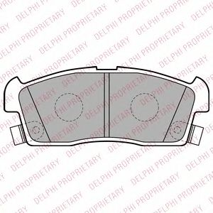 Тормозные колодки DELPHI LP2258