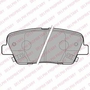 Тормозные колодки DELPHI LP2202