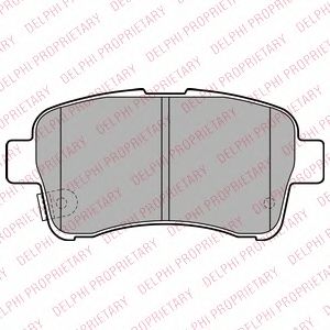 Тормозные колодки DELPHI LP2205