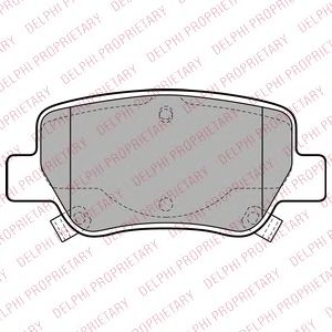 Тормозные колодки DELPHI LP2206