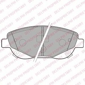 Тормозные колодки DELPHI LP2207