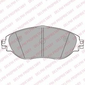 Тормозные колодки DELPHI LP2250