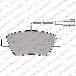 Тормозные колодки DELPHI LP2276