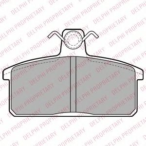 Тормозные колодки DELPHI LP2281