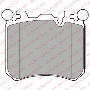 Тормозные колодки DELPHI LP2287