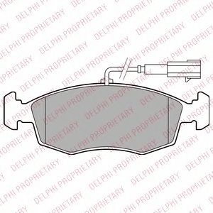 Тормозные колодки DELPHI LP2288
