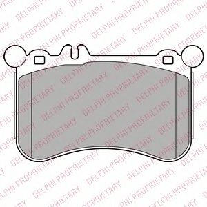 Тормозные колодки DELPHI LP2291