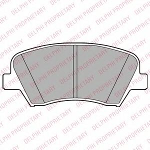 Тормозные колодки DELPHI LP2293