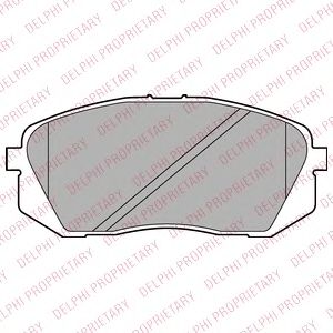 Тормозные колодки DELPHI LP2294