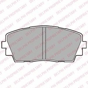 Тормозные колодки DELPHI LP2296