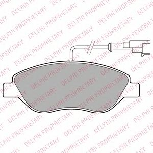 Тормозные колодки DELPHI LP2299