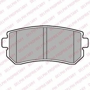 Тормозные колодки DELPHI LP2303