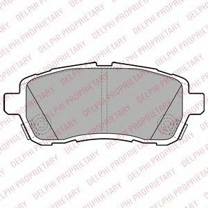 Тормозные колодки DELPHI LP2306