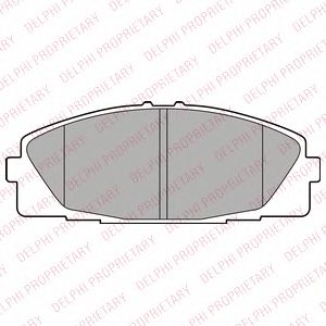Тормозные колодки DELPHI LP2473