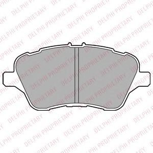 Тормозные колодки DELPHI LP2474