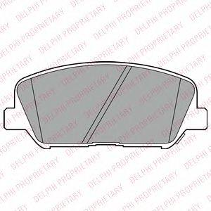 Тормозные колодки DELPHI LP2477
