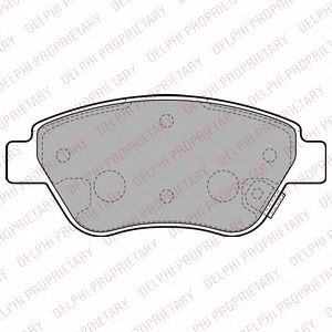 Тормозные колодки DELPHI LP2478