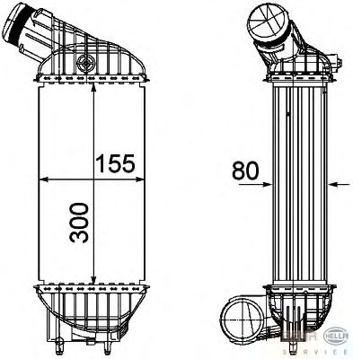 Интеркулер HELLA 8ML 376 746-591