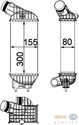 Интеркулер HELLA 8ML 376 746-791