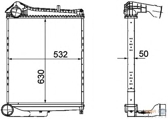 Интеркулер HELLA 8ML 376 756-091