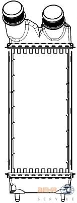 Интеркулер HELLA 8ML 376 777-421
