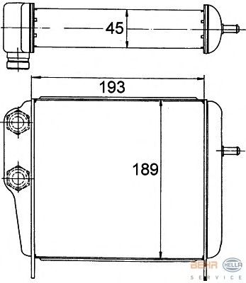 Масляный радиатор HELLA 8MO 376 778-161