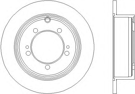 Тормозной диск HELLA 8DD 355 111-721