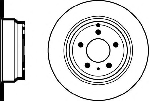 Тормозной диск HELLA 8DD 355 103-701 PRO