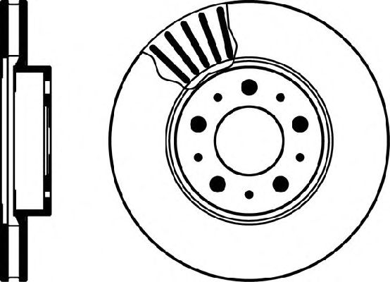 Тормозной диск HELLA 8DD 355 103-681 PRO
