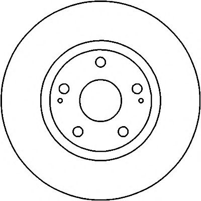Гальмівний диск HELLA 8DD 355 114-671
