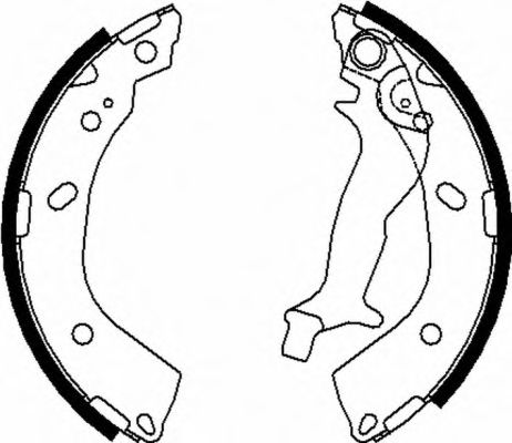 Тормозные колодки HELLA 8DB 355 000-431