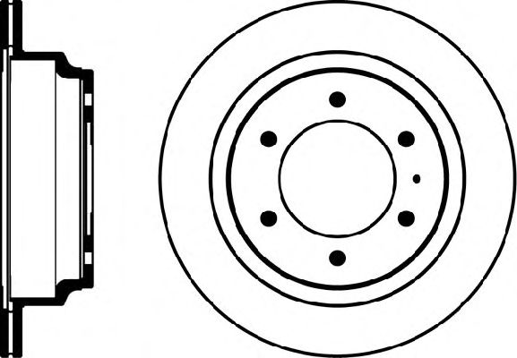 Тормозной диск HELLA 8DD 355 106-021