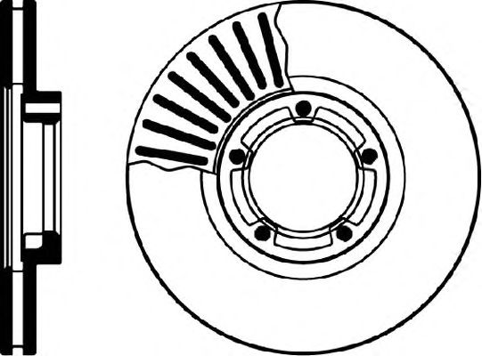 Тормозной диск HELLA 8DD 355 105-631
