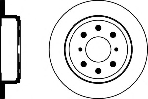 Тормозной диск HELLA 8DD 355 103-111