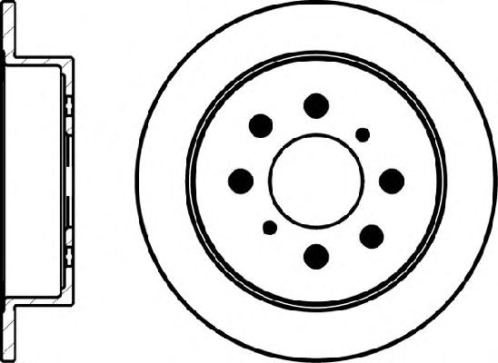 Тормозной диск HELLA 8DD 355 104-951
