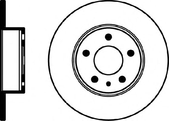 Тормозной диск HELLA 8DD 355 101-971 PRO