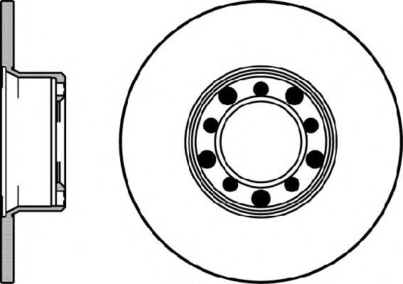 Тормозной диск HELLA 8DD 355 100-071