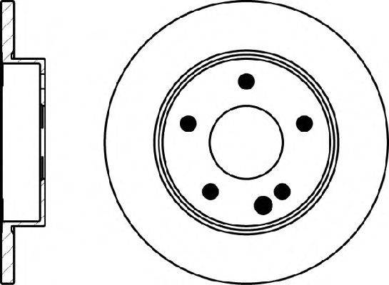 Тормозной диск HELLA 8DD 355 105-971 PRO