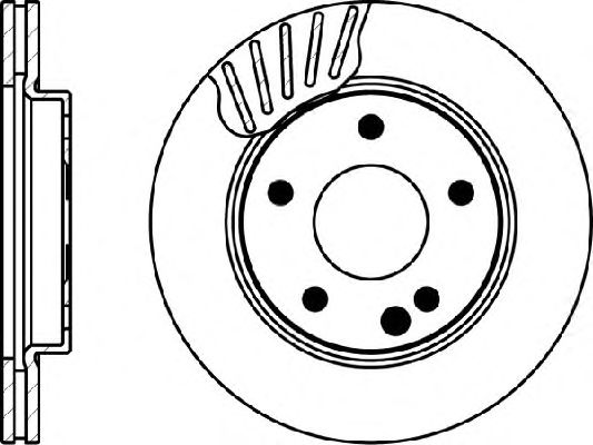 Гальмівний диск HELLA 8DD 355 105-991