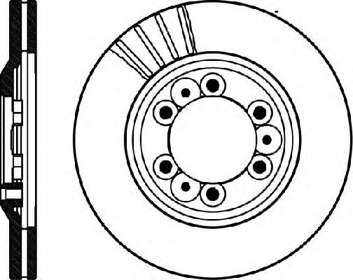 Тормозной диск HELLA 8DD 355 106-001