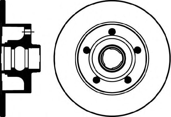 Тормозной диск HELLA 8DD 355 104-231 PRO