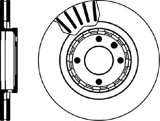 Гальмівний диск HELLA 8DD 355 101-831
