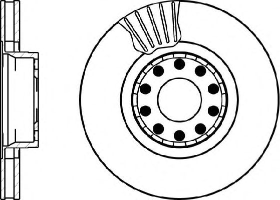 Тормозной диск HELLA 8DD 355 104-351