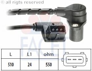 Датчик импульсов, маховик FACET 9.0065