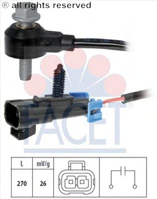 Датчик детонации FACET 9.3238