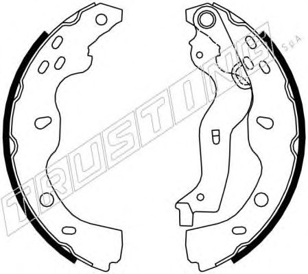 Тормозные колодки TRUSTING 034.119
