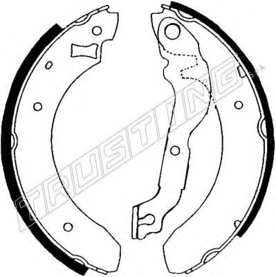 Тормозные колодки TRUSTING 040.117