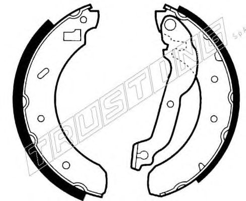 Тормозные колодки TRUSTING 040.134